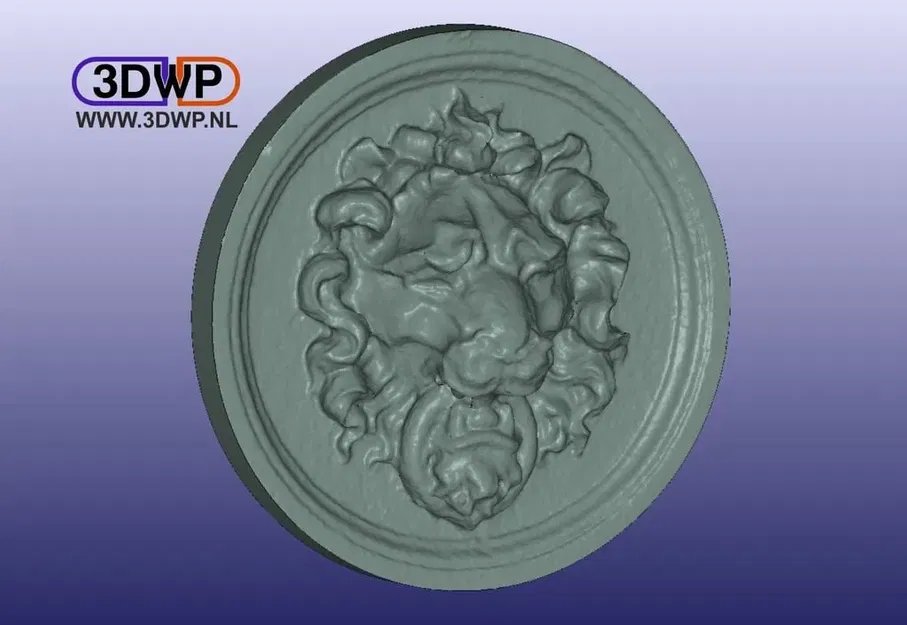 Mặt nạ đầu sư tử treo tường - Image 1