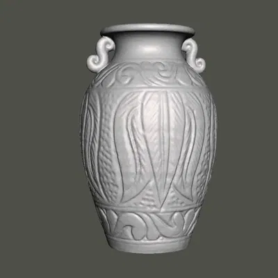 Bình gốm cổ điển quét 3D từ Go!SCAN 3D