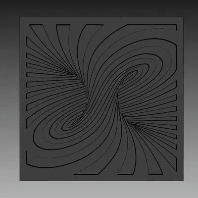 Hiệu ứng xoáy 3D lithophane độc đáo