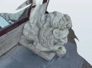 Tượng sư tử 3D quét từ tác phẩm điêu khắc ngoài trời - Image 4