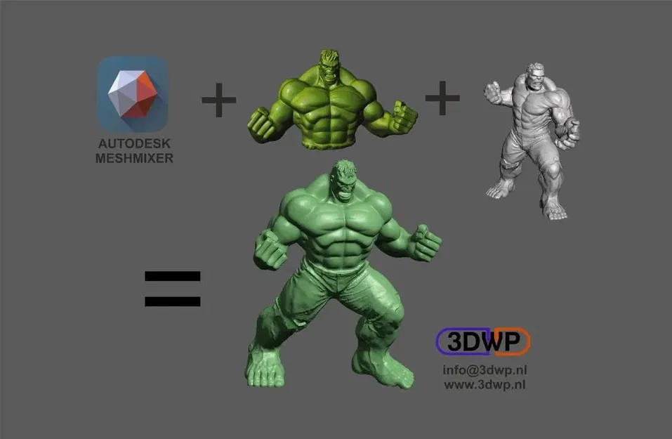 Tượng Hulk kết hợp từ hai bản quét 3D tuyệt đẹp - Image 1