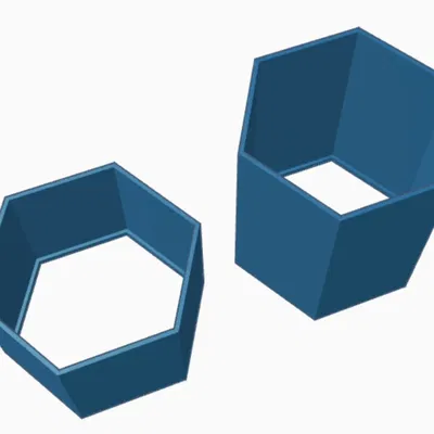 Giá đỡ bút hình lục giác - Tùy chỉnh bằng slicer