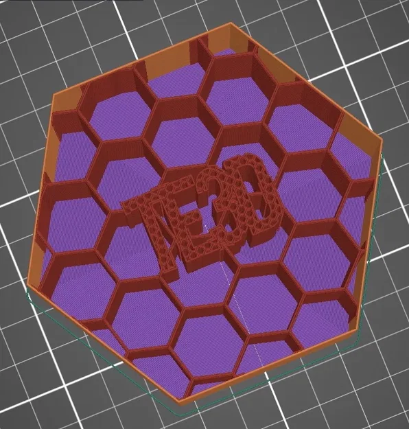 Giá đỡ bút hình lục giác - Tùy chỉnh bằng slicer - Image 3