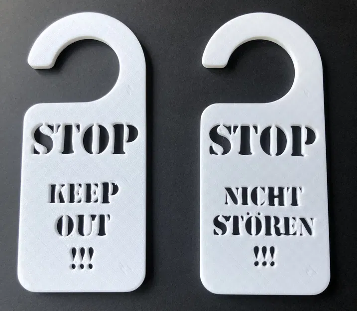Biển treo cửa "Cấm làm phiền" và "Cấm vào - Image 1