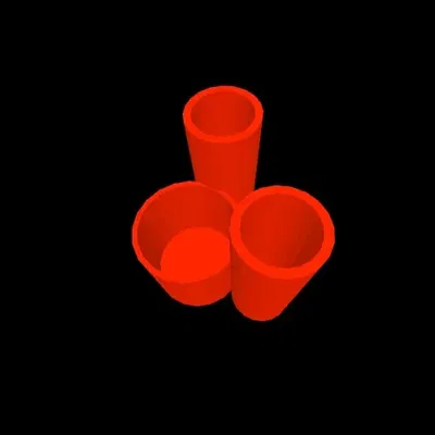 Giá đỡ bút lông hình Mickey Mouse với khay đựng mực