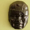 Đầu lâu Olmec treo tường nghệ thuật cổ đại - Thumbnail 2