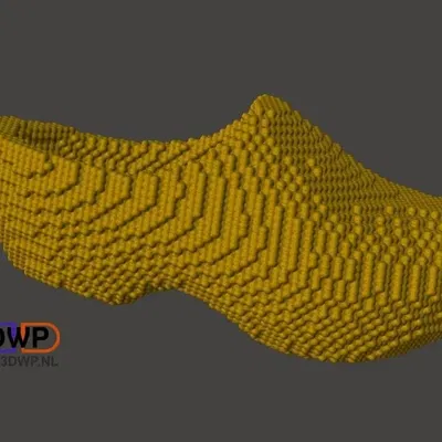 Móc khóa giày gỗ truyền thống của Hà Lan