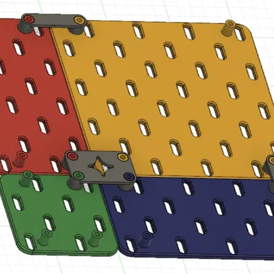 Bảng lắp ghép mini mô-đun lấy cảm hứng từ Skadis