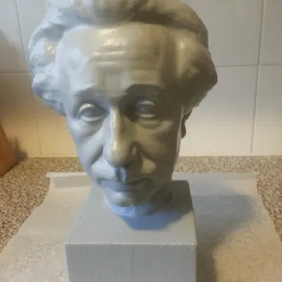 Tượng bán thân Albert Einstein quét 3D từ Usher Gallery