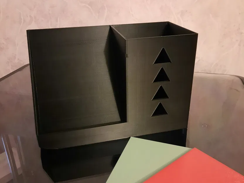 Giá đỡ bút và điện thoại đa màu sắc cho bàn làm việc - Image 4