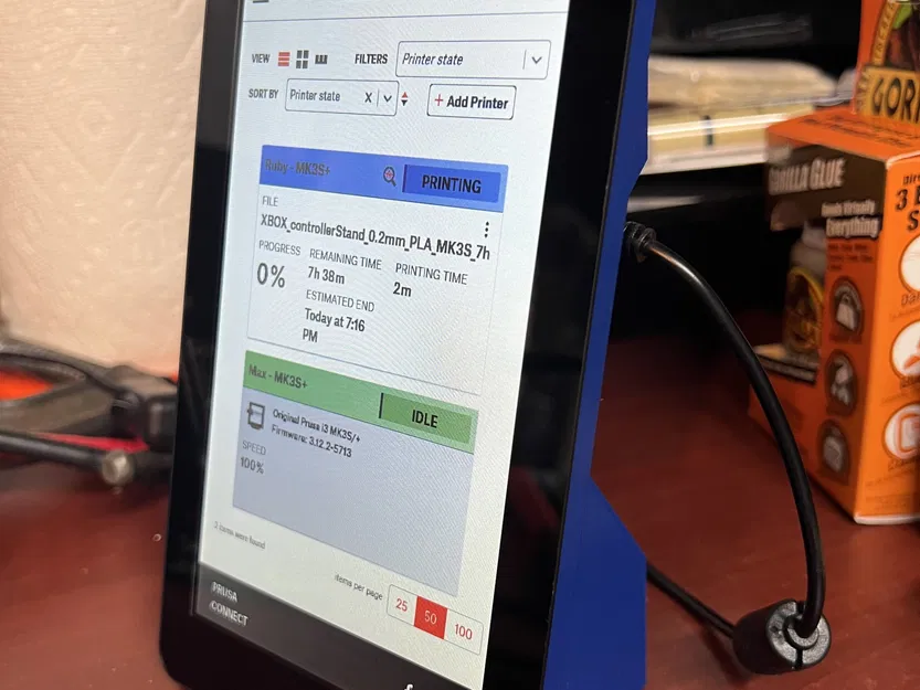 Giá đỡ đứng dọc cho vỏ màn hình cảm ứng Raspberry Pi 7 - Image 1