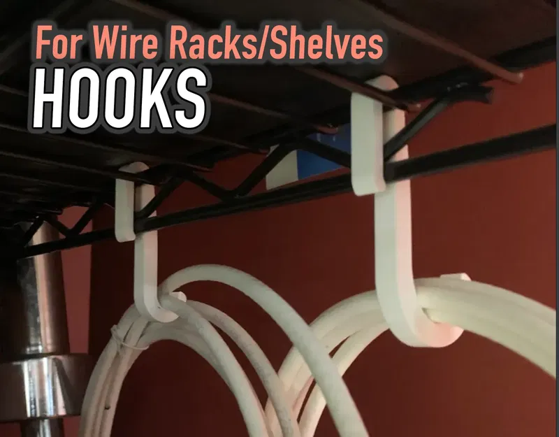 Móc treo kệ bằng dây với kích thước nhỏ, vừa và lớn - Image 1