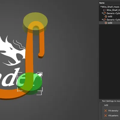 Móc treo kệ bằng dây với kích thước nhỏ, vừa và lớn