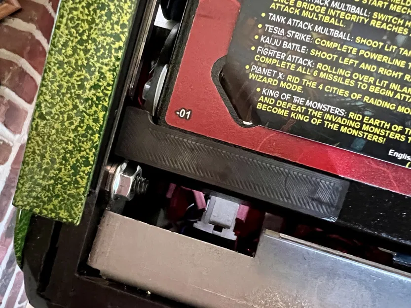 Miếng đệm nghiêng Stern Godzilla cho máy pinball - Image 1