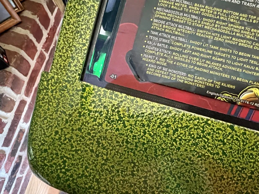 Miếng đệm nghiêng Stern Godzilla cho máy pinball - Image 3