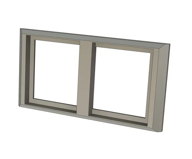 Nắp đậy khung ổ cắm điện đôi chuẩn EU - Image 2