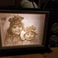 Hộp đèn lithophane kiểu TV ống retro - Thumbnail 1