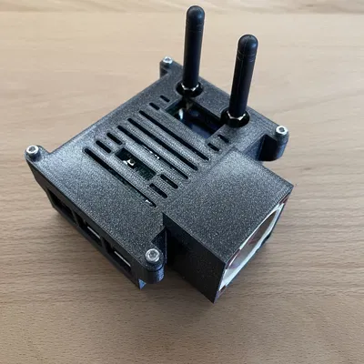 MMDVM dual hat với vỏ OLED cho Raspberry Pi 3