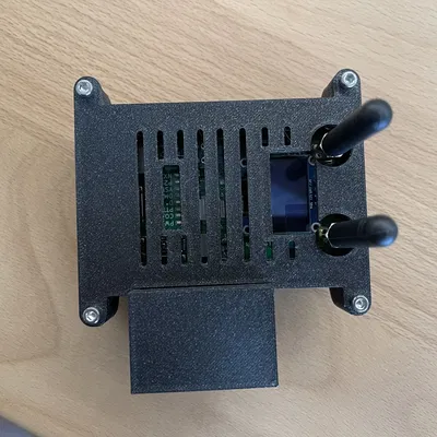 MMDVM dual hat với vỏ OLED cho Raspberry Pi 3