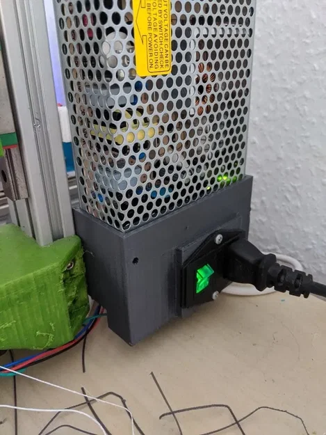 Nắp che kết nối IEC cho mô-đun nguồn MeanWell RS-150 - Image 2