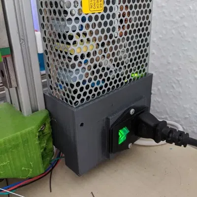 Nắp che kết nối IEC cho mô-đun nguồn MeanWell RS-150