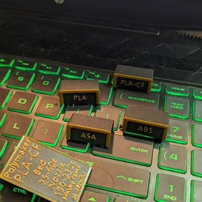 Nhãn dán filament cho khung MK3S+