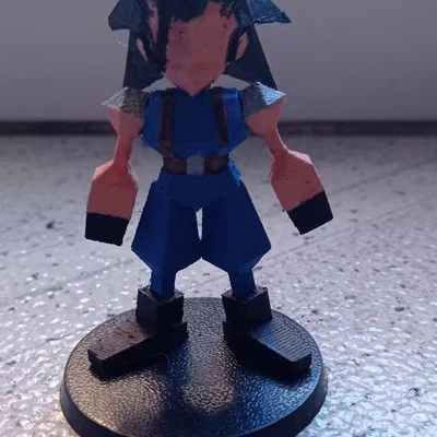 Nhân vật Zack Fair từ Final Fantasy VII trên PlayStation