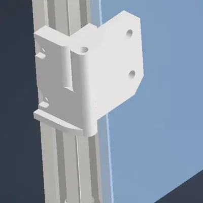 Bản lề cửa Voron cho trục 4mm, dễ in và tháo lắp