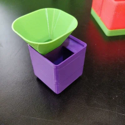 Bộ phễu cho hộp chia ngăn Gridfinity