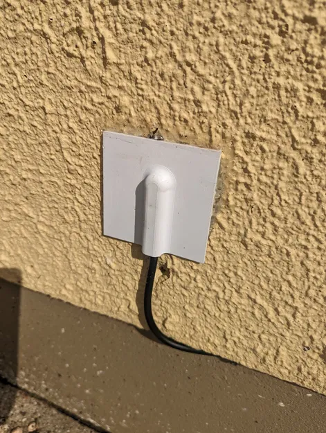 Nắp che cáp vào tường cho lắp đặt internet băng thông rộng - Image 1