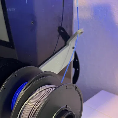 Giá đỡ cuộn filament bên hông Creality K1 với hướng dẫn cuộn