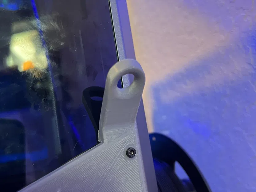 Giá đỡ cuộn filament bên hông Creality K1 với hướng dẫn cuộn - Image 3