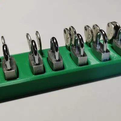 Khay đựng 8 khóa mini và chìa khóa