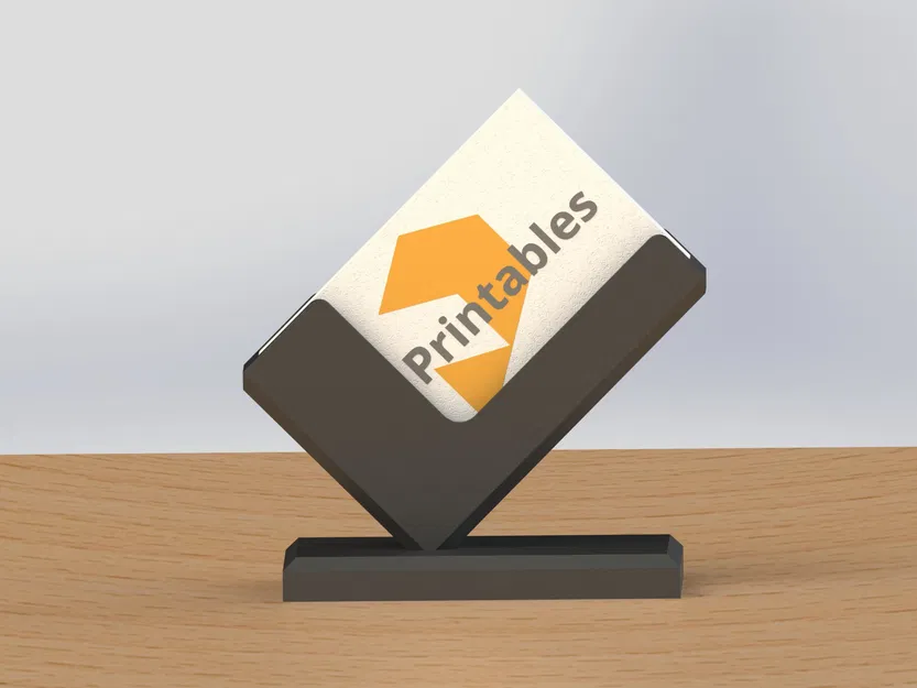 Giá đỡ thẻ doanh nghiệp kiểu dáng hiện đại 45° - Image 2