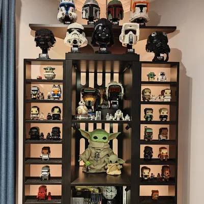 Nền phong cách Đế chế trong Star Wars cho kệ IKEA KALLAX
