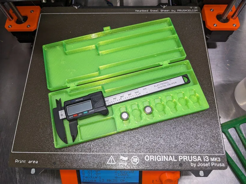 Giá đỡ hộp cho thước kẹp số 100mm bằng sợi carbon - Image 1