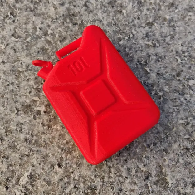 Bình xăng quân đội cổ điển có nắp di động - Image 1