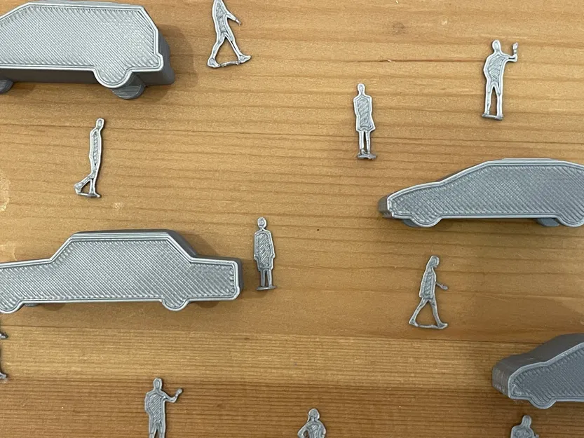 Mô hình người và xe cộ tỷ lệ 1:100 cho kiến trúc - Image 3