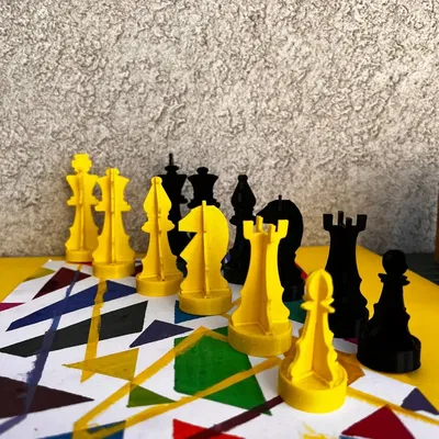 Bộ quà tặng trò chơi cờ vua xe đạp ghép hình