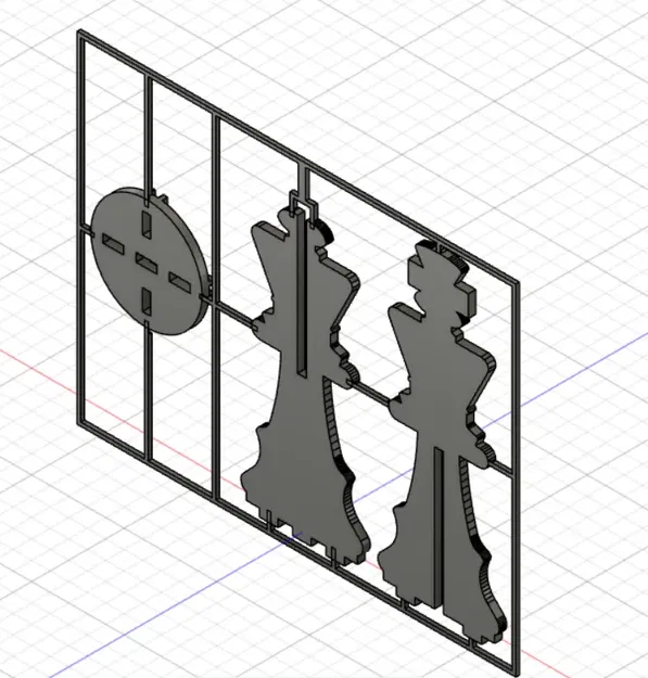 Bộ quà tặng trò chơi cờ vua xe đạp ghép hình - Image 5