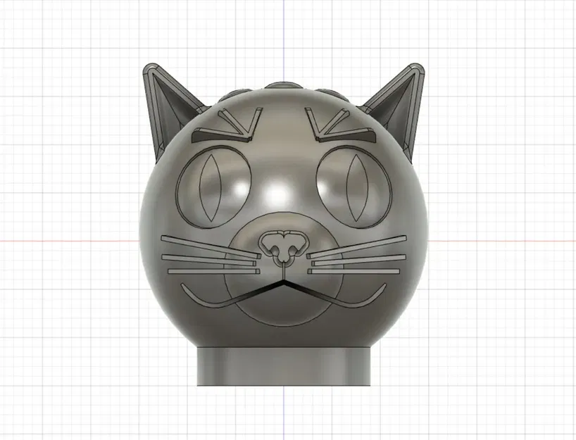 Nắp bút trang trí hình đầu mèo - Image 3