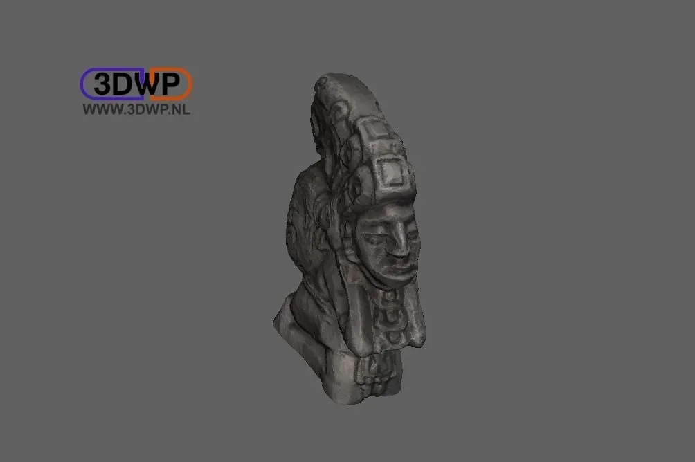 Tượng điêu khắc Maya quét 3D từ Đại học Nam Florida 1
