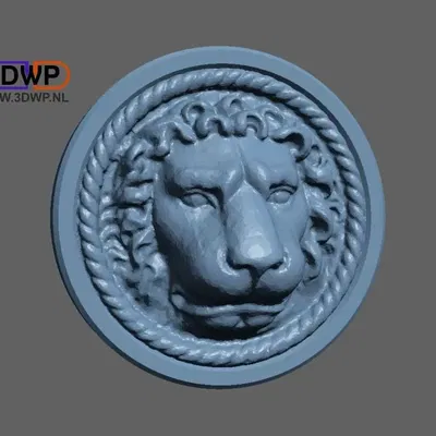 Mô hình đầu sư tử treo tường độc đáo