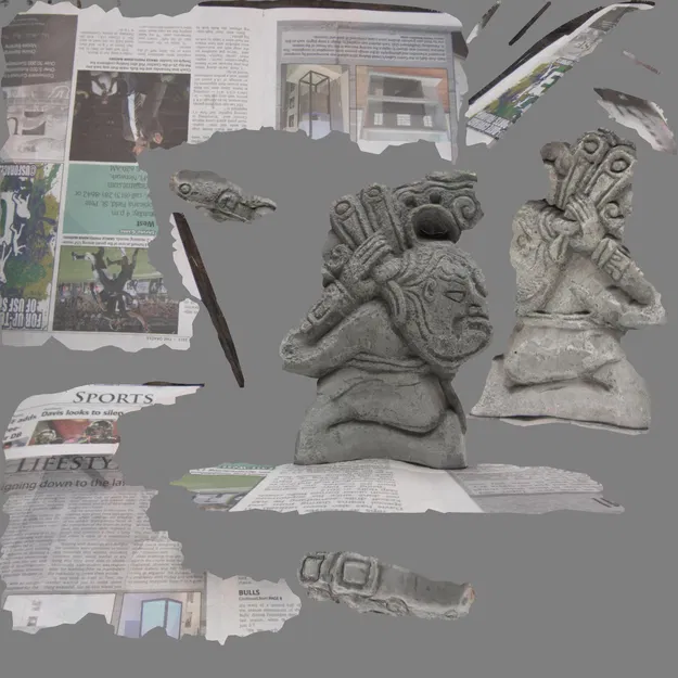 Tượng điêu khắc Maya quét 3D từ Đại học Nam Florida - Image 2