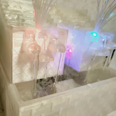 Đài phun nước bàn làm việc Neopixel độc đáo