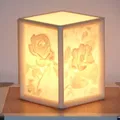 Đèn bàn lithophane hoa nhài và hoa hồng - Thumbnail 2