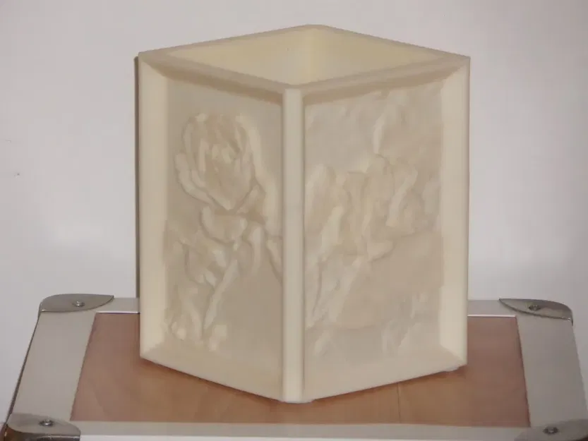 Đèn bàn lithophane hoa nhài và hoa hồng - Image 3