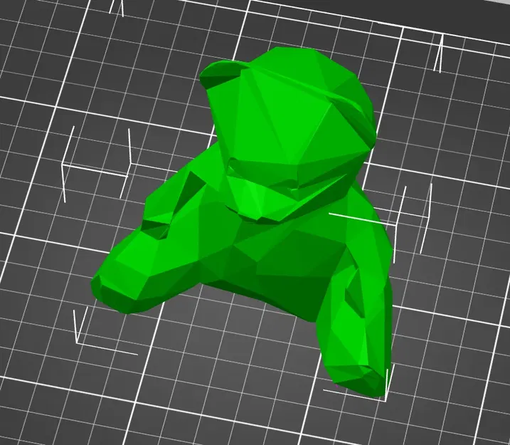 Gấu bông poly dễ thương phong cách LowPoly - Image 2