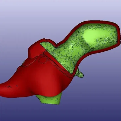 T-Rex nhỏ với thiết kế rỗng để cân bằng