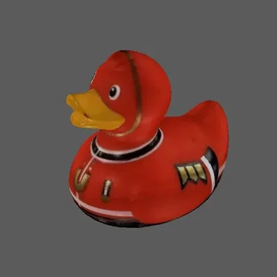 Vịt cao su bảo vệ hoàng gia 3D